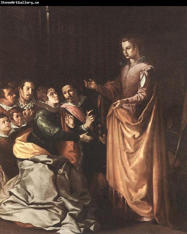 HERRERA, Francisco de, the Elder St Catherine Appearing to the Prisoners sf